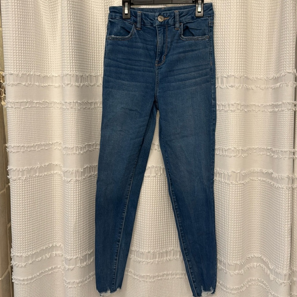 American Eagle next level stretch, curvy high-rise jeggings